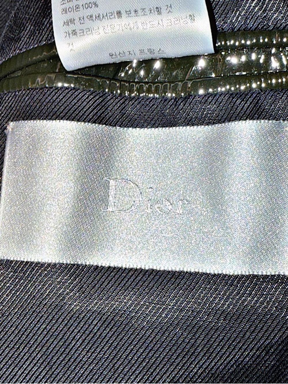 Authentic Dior Homme Runway Coated Calf Leather Jacket - Picture 4 of 6